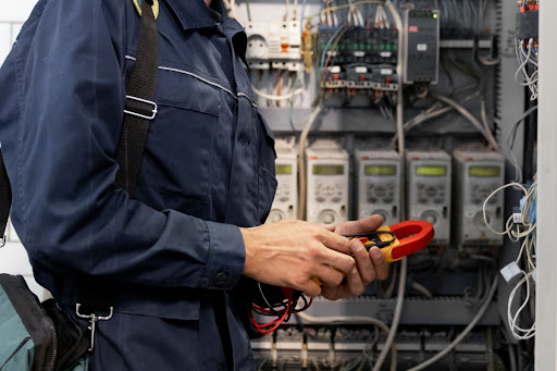 a commercial electrician